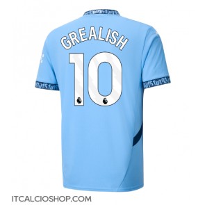 Manchester City Jack Grealish #10 Prima Maglia 2024-25 Manica Corta